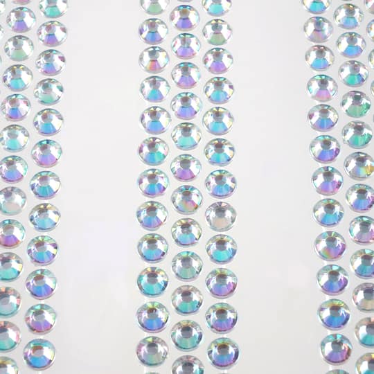 Piece Iridescent Clear Rhinestone Borders by Recollections